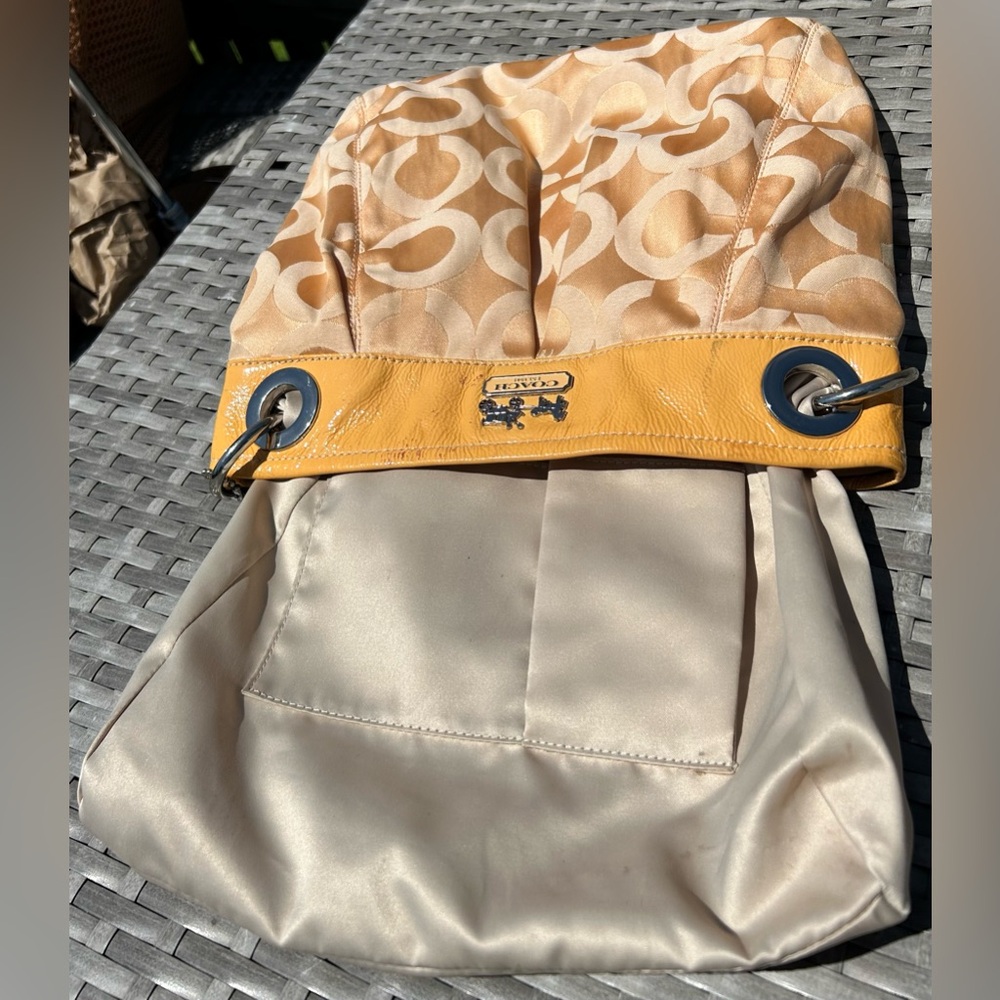 2010 Coach Madison Op Art Signature C Canvas & Enamel REHABBED SEE PHOTOS - Picture 10 of 16